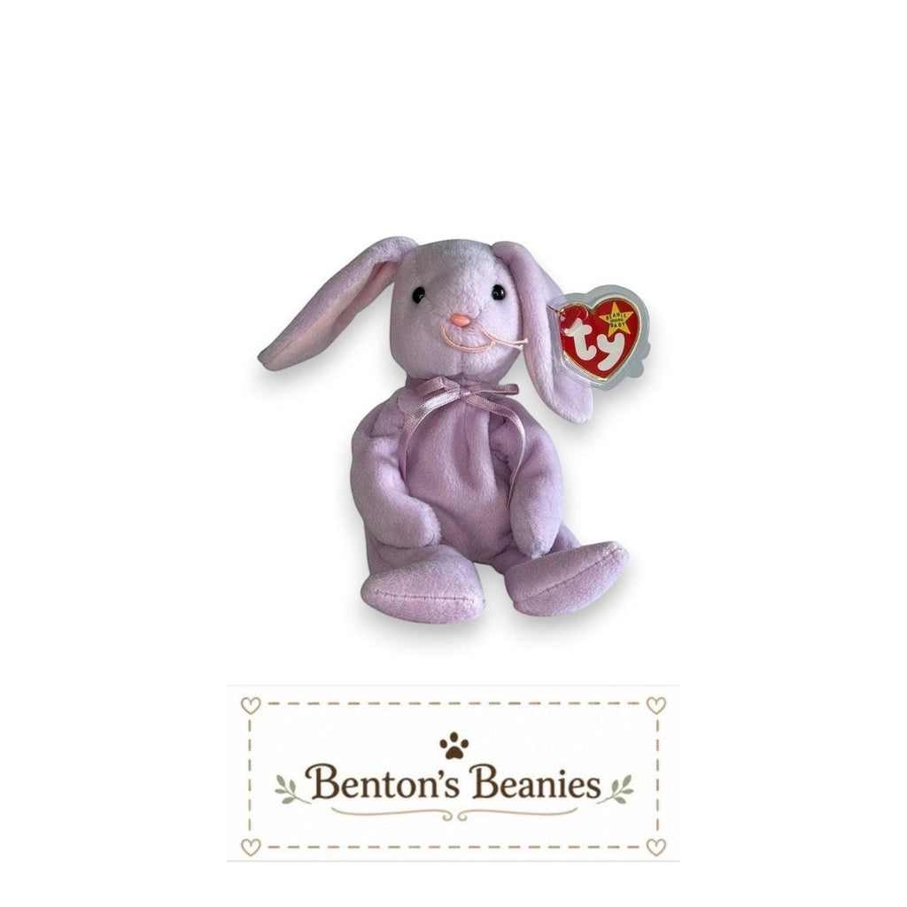 Floppity the Rabbit TY Beanie Baby | Mint Heart & Tush Tag