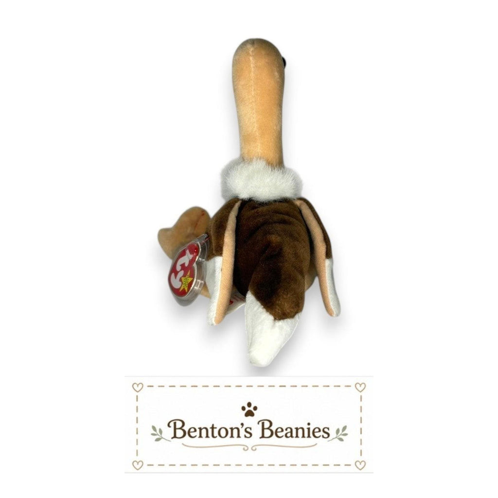 Stretch the Ostrich TY Beanie Baby | Mint Heart & Tush Tag