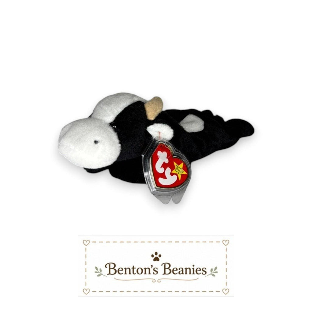 Daisy the Cow TY Beanie Baby | Mint Heart/Tush Tag