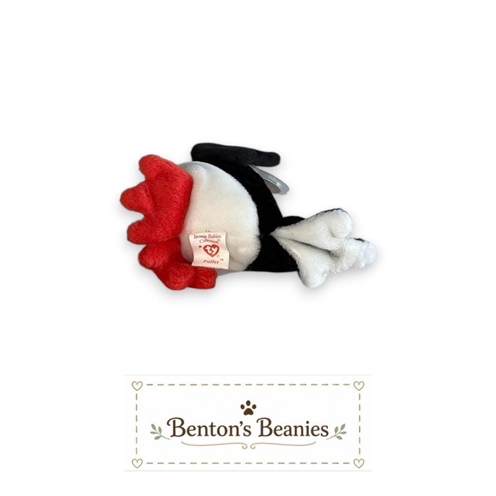 Puffer the Puffin TY Beanie Babies | Mint Heart & Tush Tag