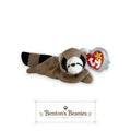 Ringo the Raccoon TY Beanie Baby | Mint Heart & Tush Tag