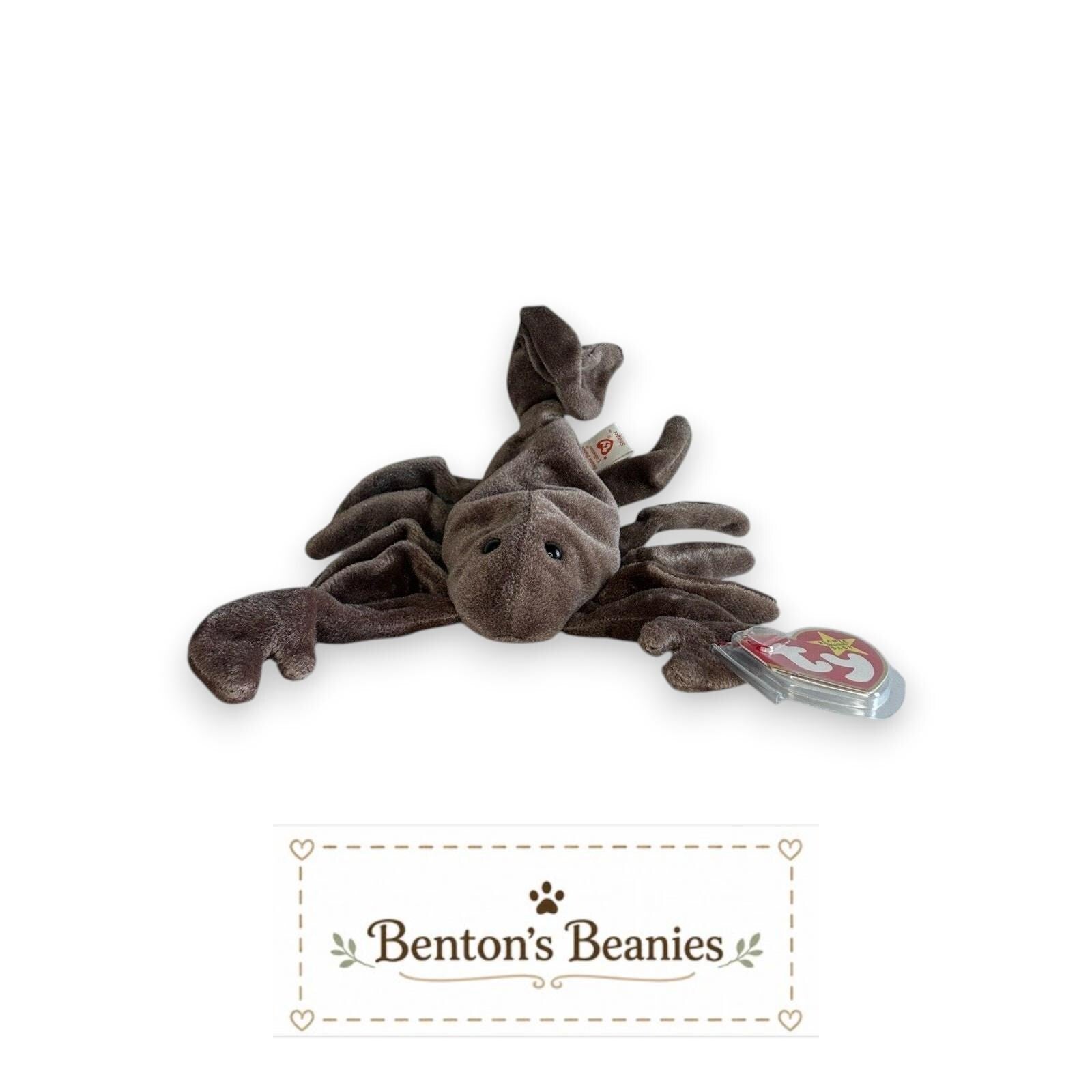 Stinger the Scorpion TY Beanie Baby | Mint Heart & Tush Tag