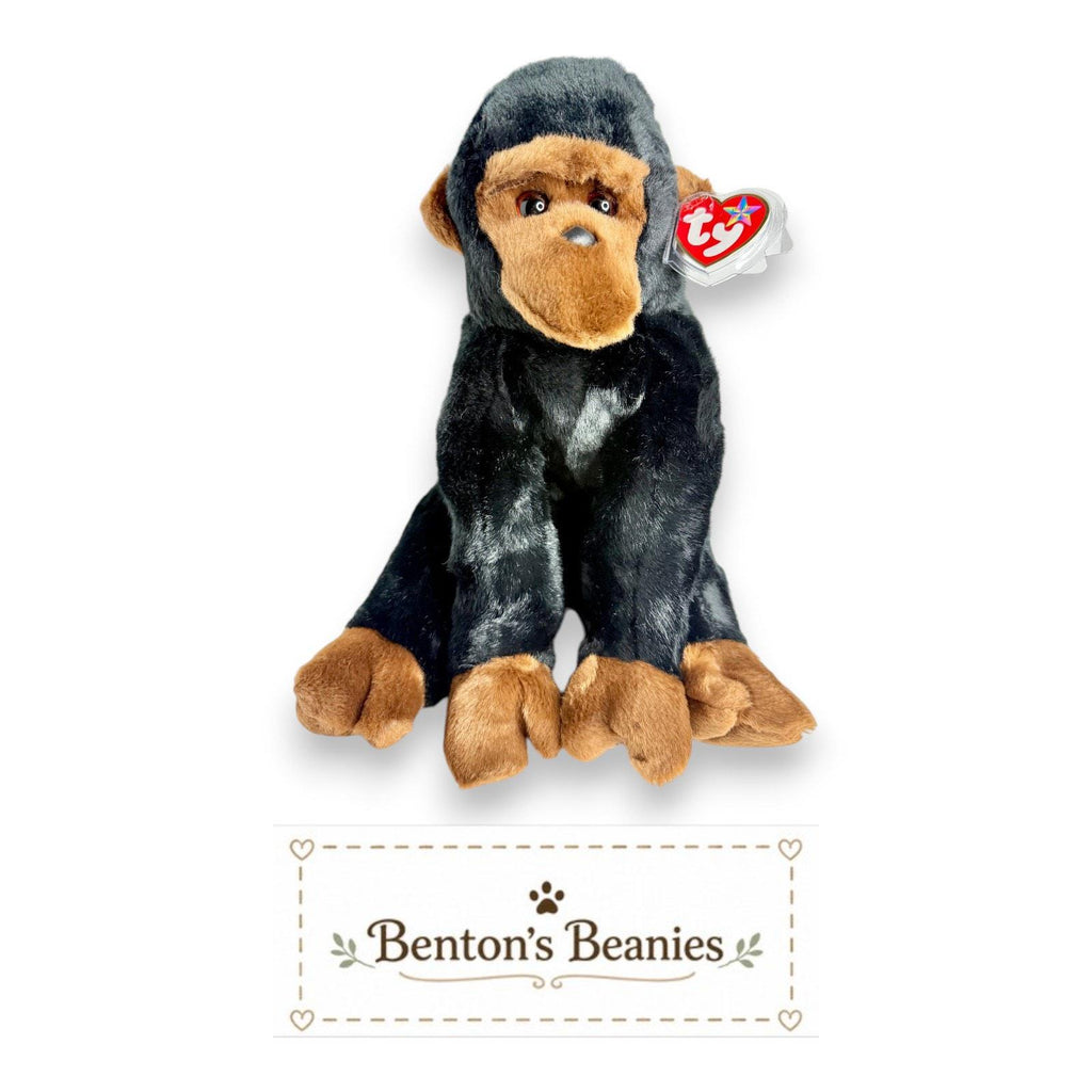 Congo the Gorilla TY Beanie Buddies | Mint Heart & Tush Tags