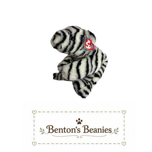 Blizzard the Snow Leopard TY Beanie Buddies | Mint Tags