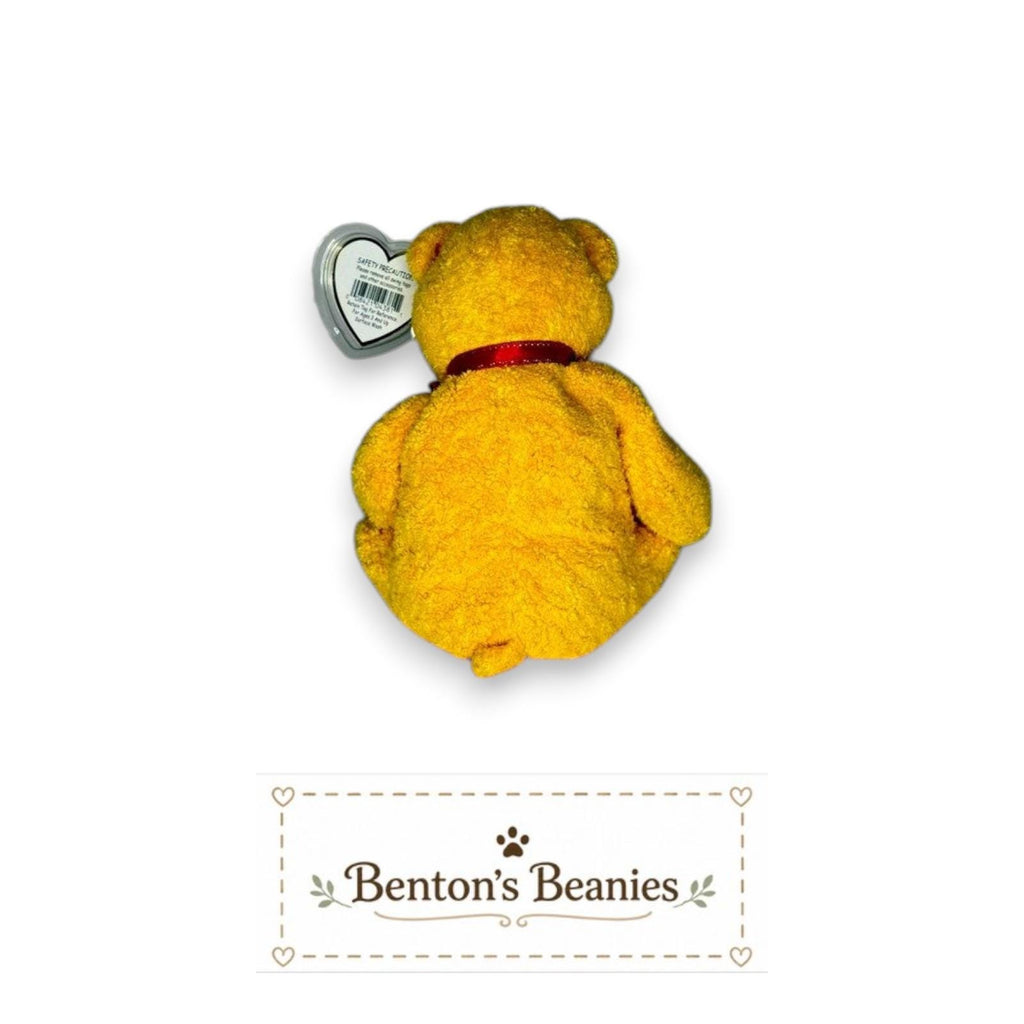 Poopsie the Bear TY Beanie Baby | Mint Heart & Tush Tags