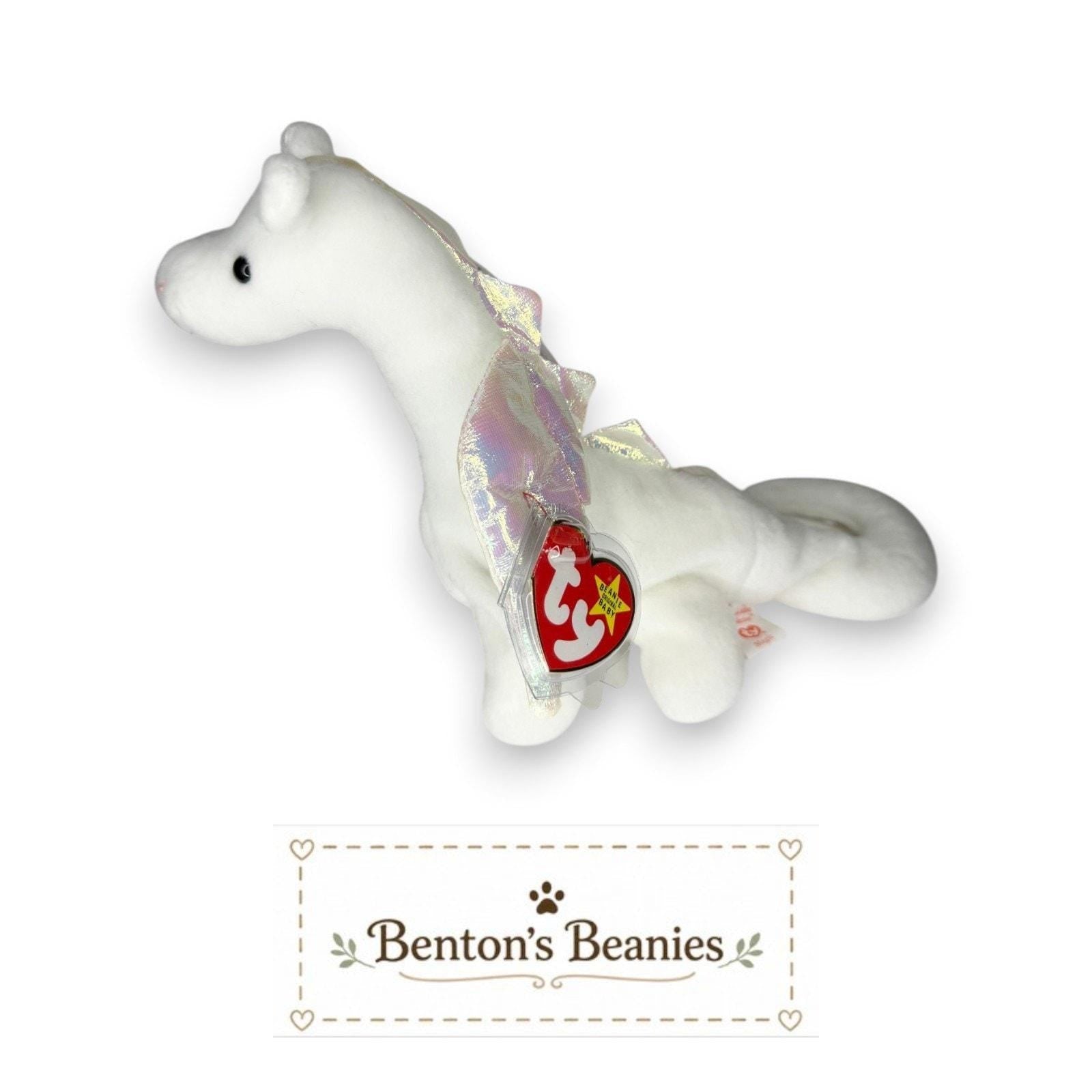 Magic the Dragon TY Beanie Baby | Mint Heart & Tush Tag