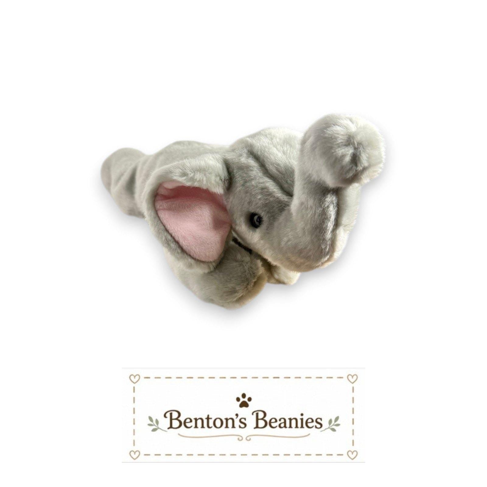 Righty the Elephant TY Beanie Buddies | Mint Heart & Tush Tags