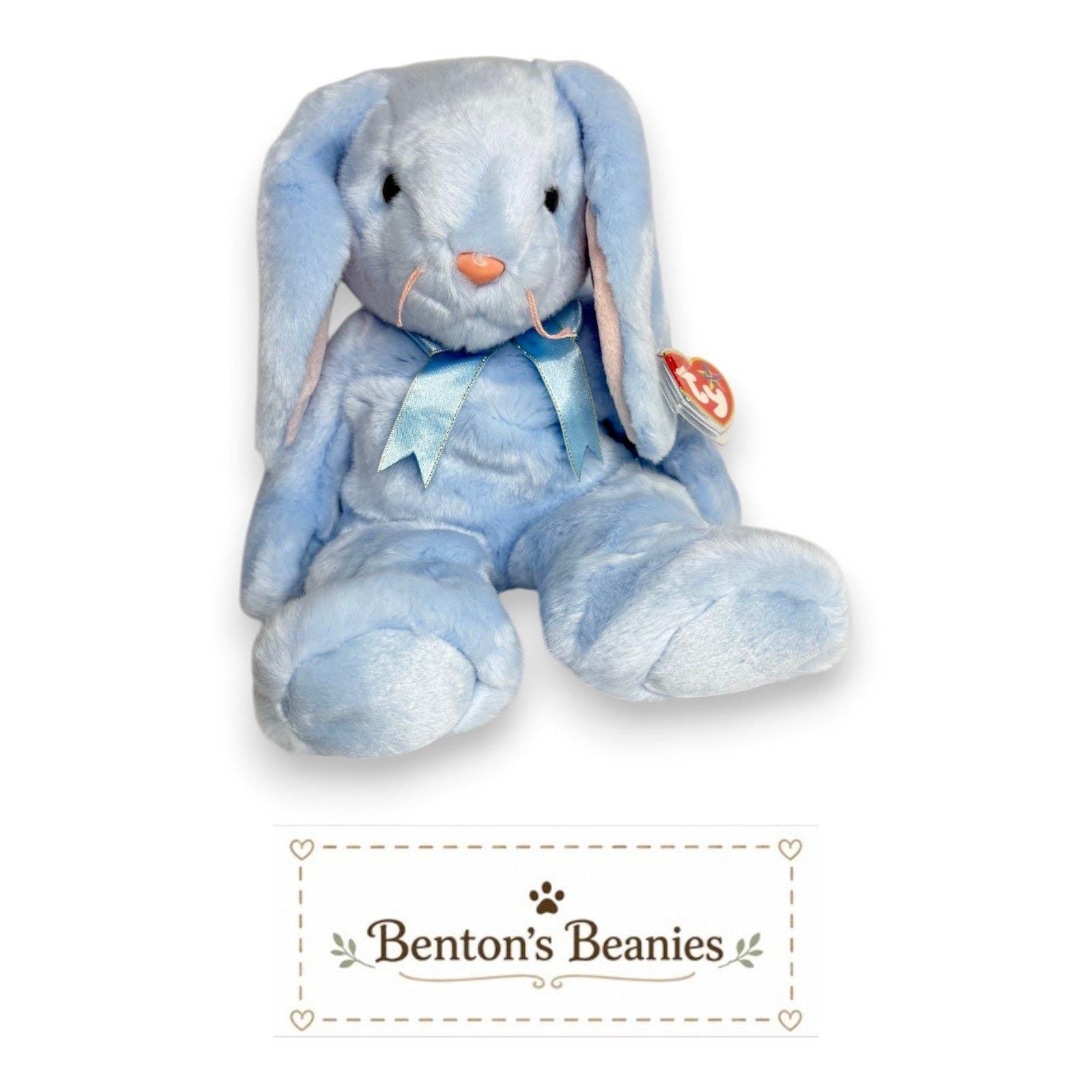 Flippity the Bunny TY Beanie Buddies | Mint Heart & Tush Tag