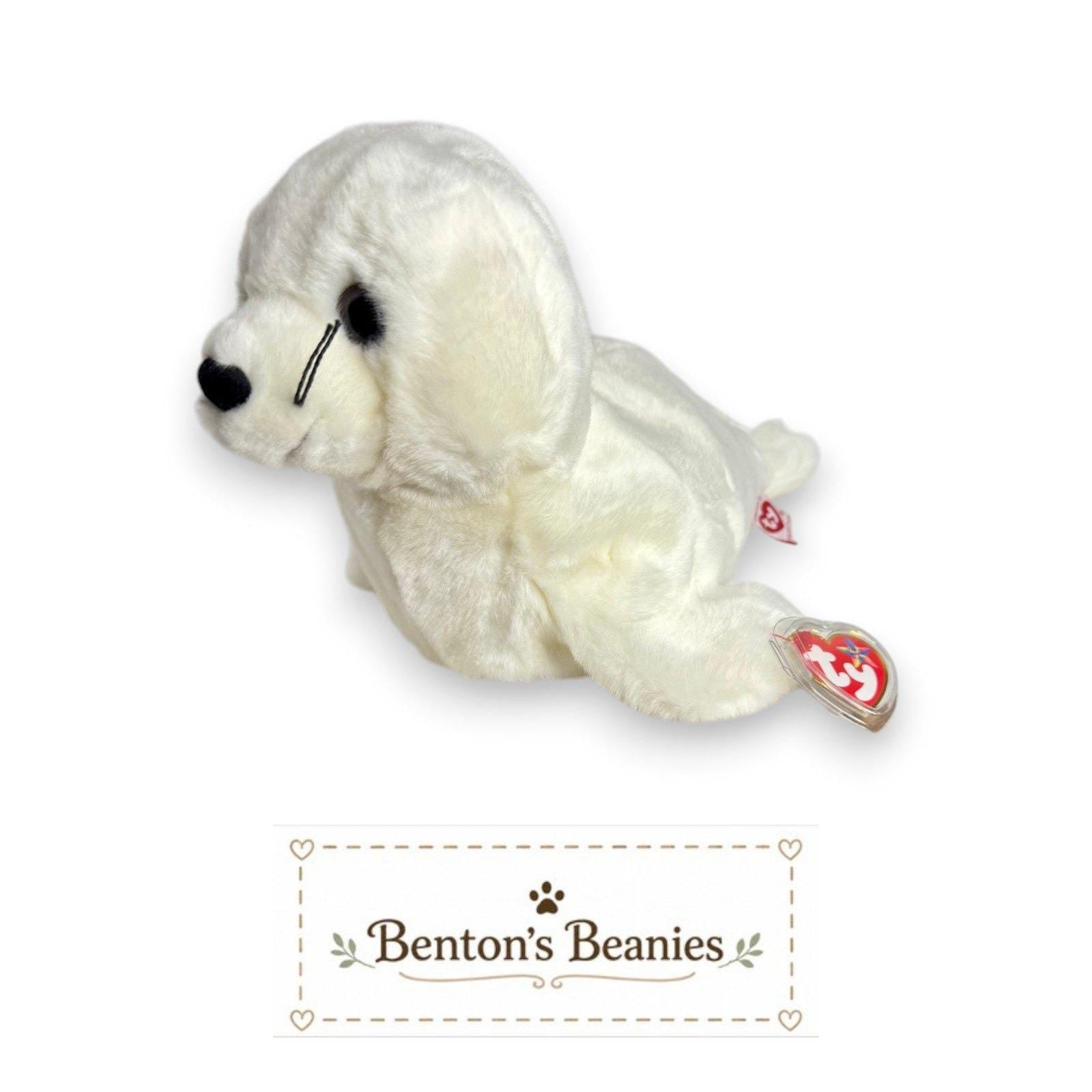 Seal the Seal TY Beanie Buddies | Mint Heart & Tush Tags
