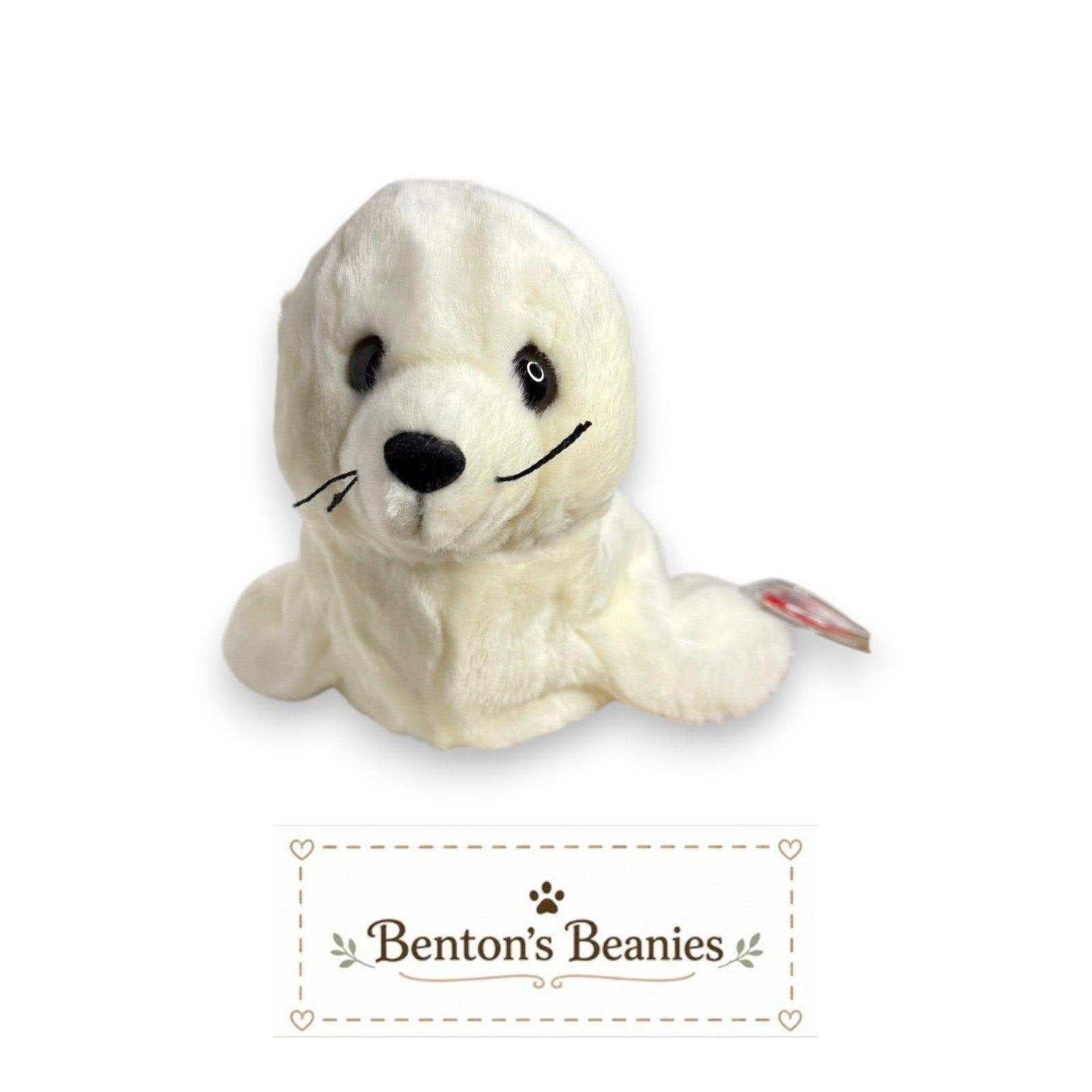 Seal the Seal TY Beanie Buddies | Mint Heart & Tush Tags