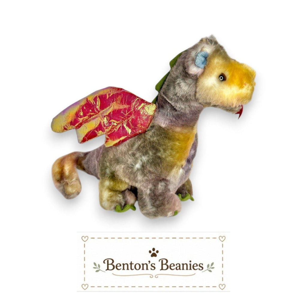 Scorch the Dragon TY Beanie Buddies | Mint Heart & Tush Tags