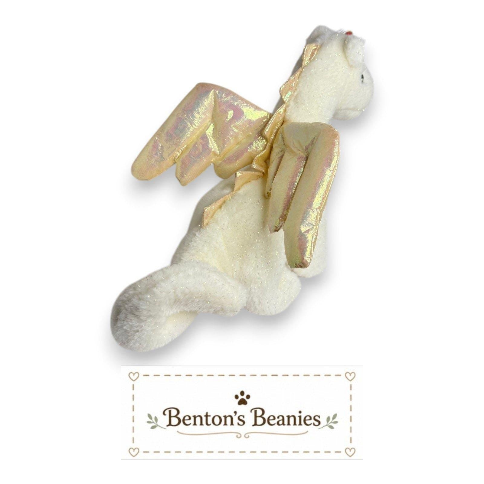 Magic the Dragon TY Beanie Buddies | Mint Heart & Tush Tags