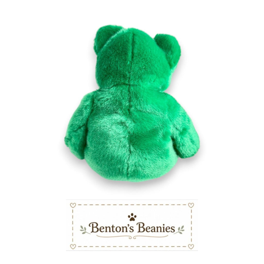 Erin the Bear TY Beanie Buddies | Mint Heart & Tush Tags