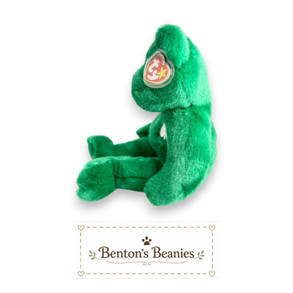 Erin the Bear TY Beanie Buddies | Mint Heart & Tush Tags