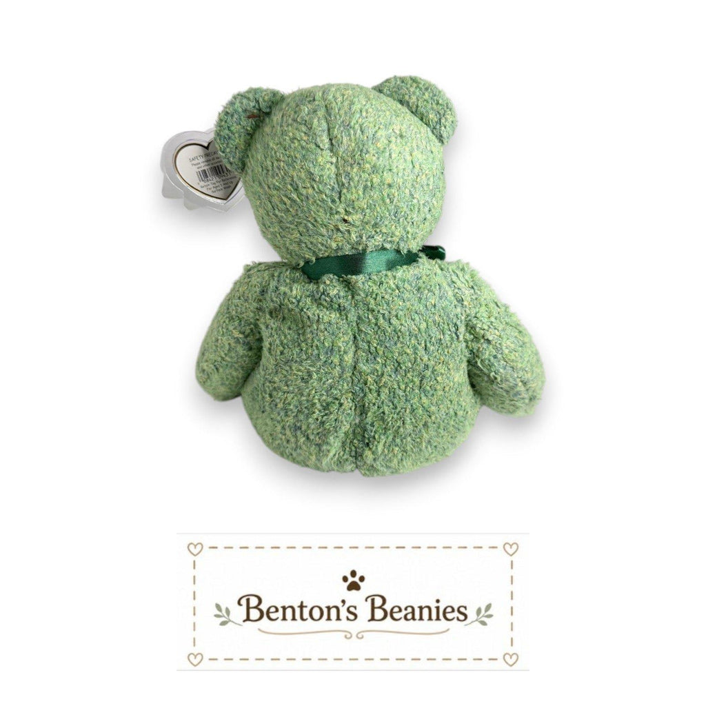 Shamrock the Bear TY Beanie Buddies | Mint Heart & Tush Tags