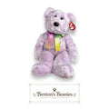 Purple Sherbet Bear TY Beanie Buddies | Mint Heart & Tush Tags