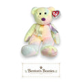 Groovy the Bear TY Beanie Buddies | Mint Heart & Tush Tags