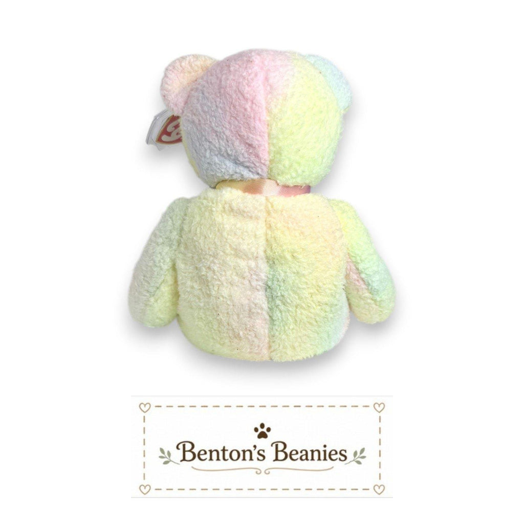 Groovy the Bear TY Beanie Buddies | Mint Heart & Tush Tags