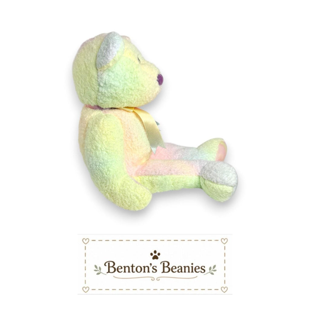 Groovy the Bear TY Beanie Buddies | Mint Heart & Tush Tags