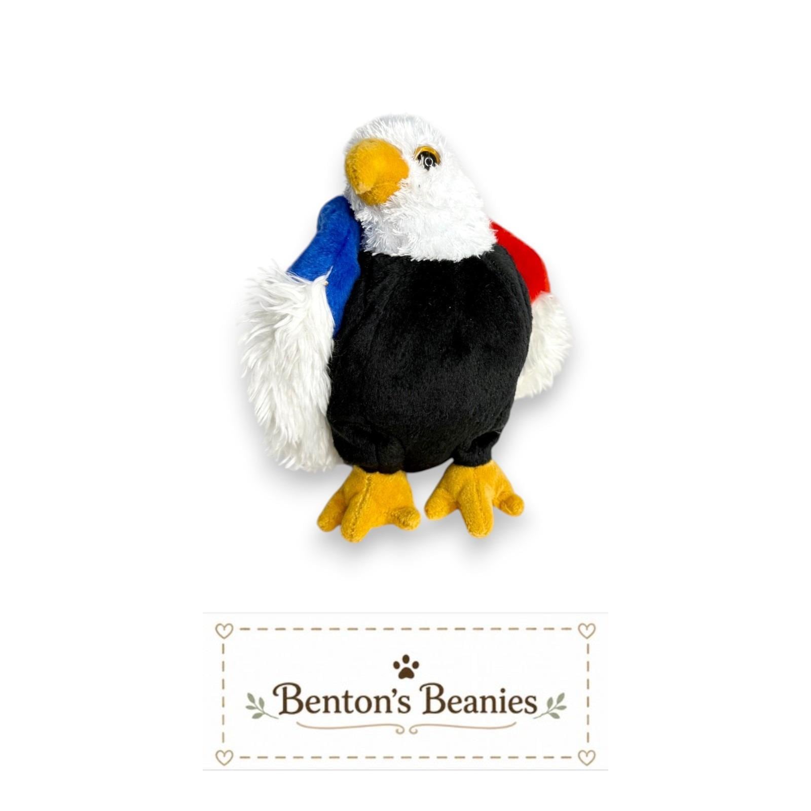 Free the Eagle TY Beanie Baby | Mint Heart & Tush Tags