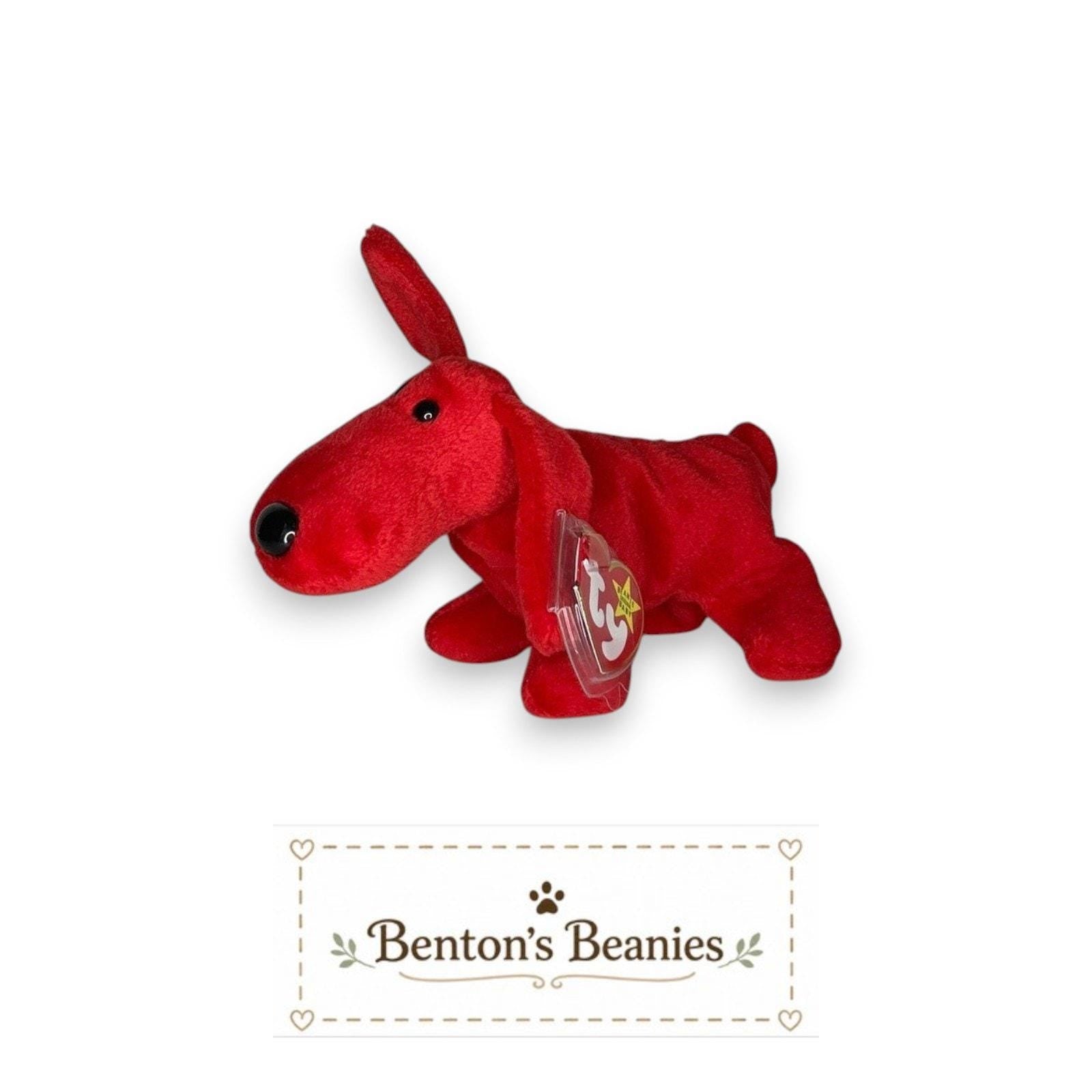 Rover the Dog TY Beanie Baby | Mint Heart & Tush Tag