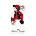 Patriot the Bear TY Beanie Baby | Mint Heart & Tush Tags