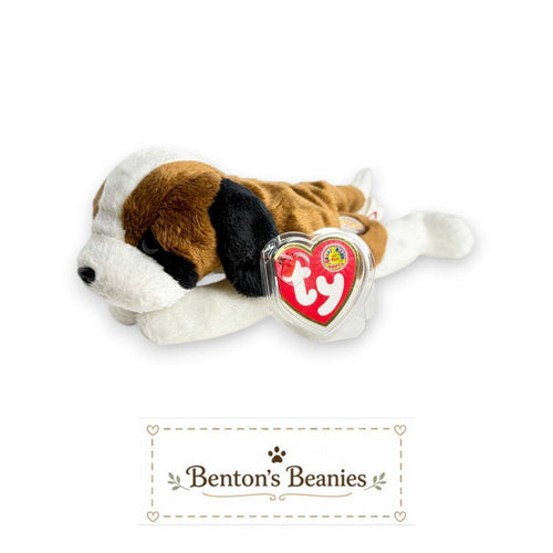 Alps the St. Bernard TY Beanie Babies | Mint Heart & Tush Tags