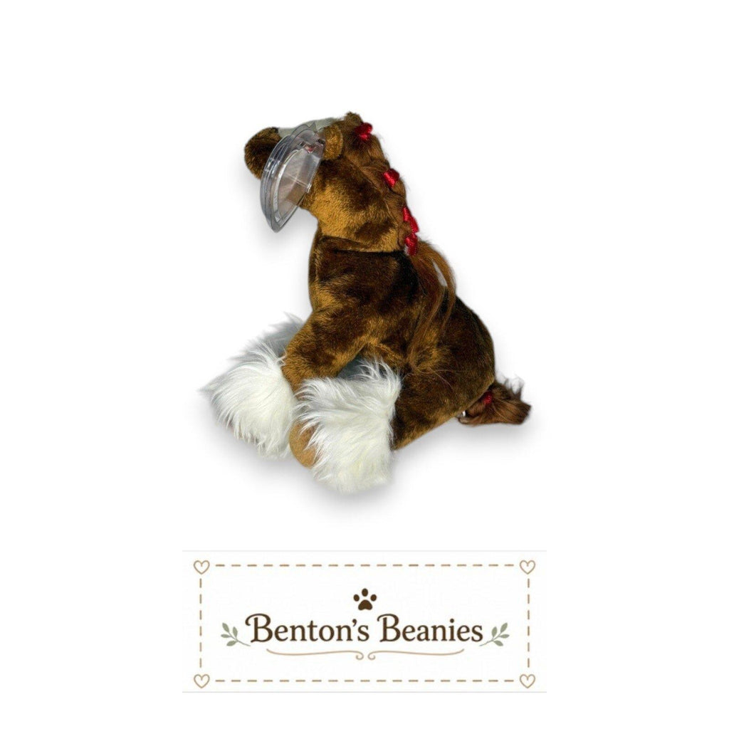 Hoofer the Horse TY Beanie Baby | Mint Heart & Tush Tags