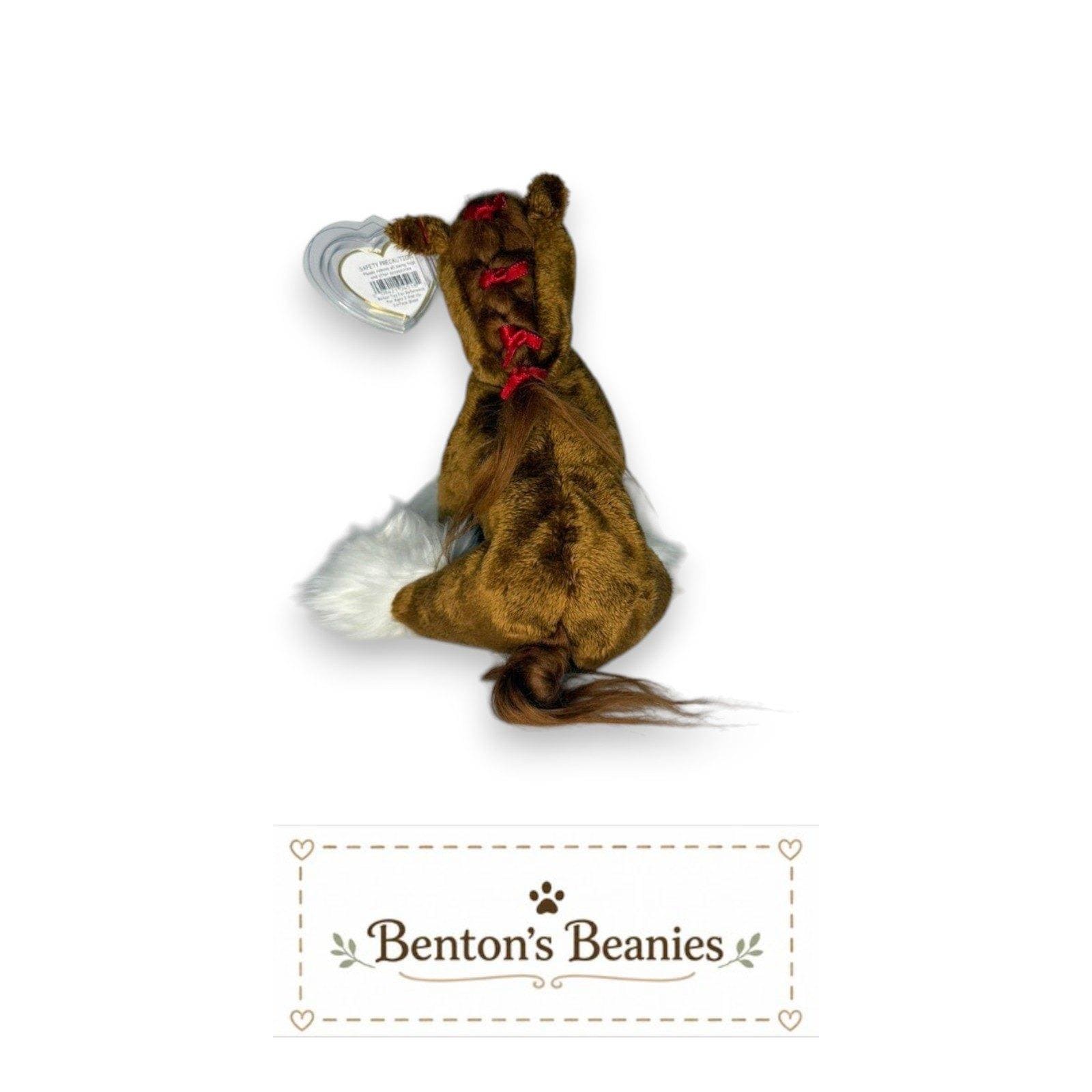 Hoofer the Horse TY Beanie Baby | Mint Heart & Tush Tags