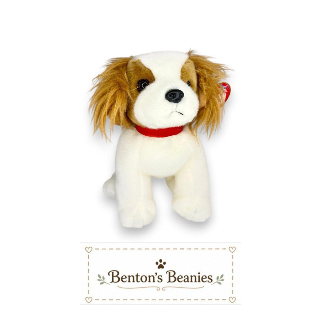 Regal the Dog TY Beanie Buddies | Mint Heart & Tush Tags