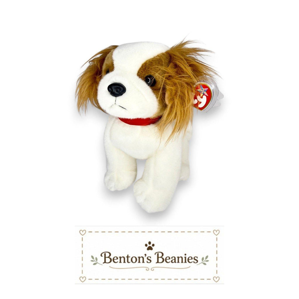 Regal the Dog TY Beanie Buddies | Mint Heart & Tush Tags