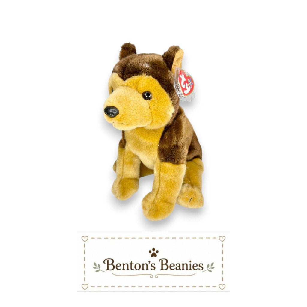 Courage the Dog TY Beanie Buddies | Mint Heart & Tush Tag
