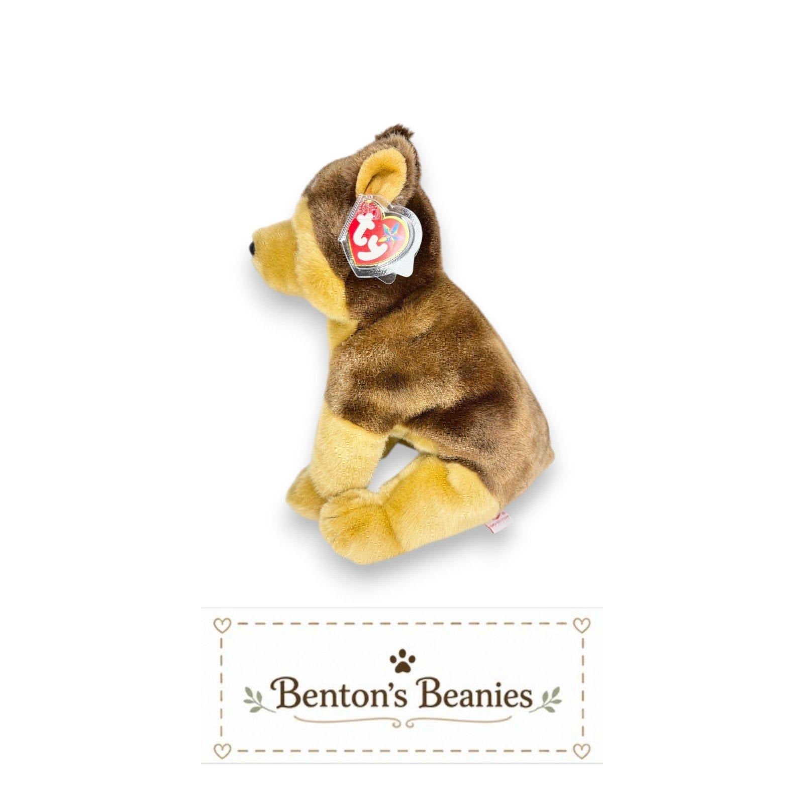 Courage the Dog TY Beanie Buddies | Mint Heart & Tush Tag