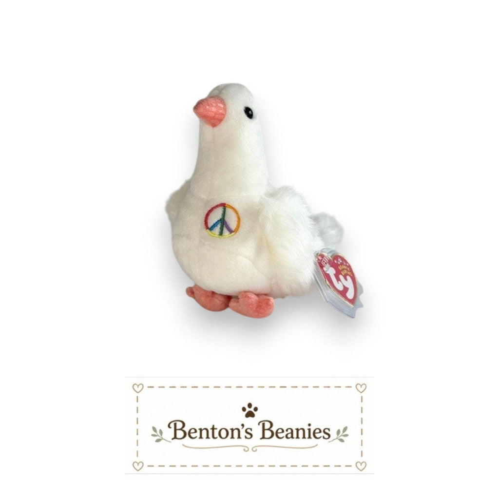 Serenity the Dove TY Beanie Baby | Mint Heart & Tush Tag