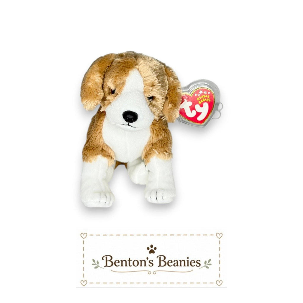 Side-Kick the Dog TY Beanie Baby | Mint Heart & Tush Tag