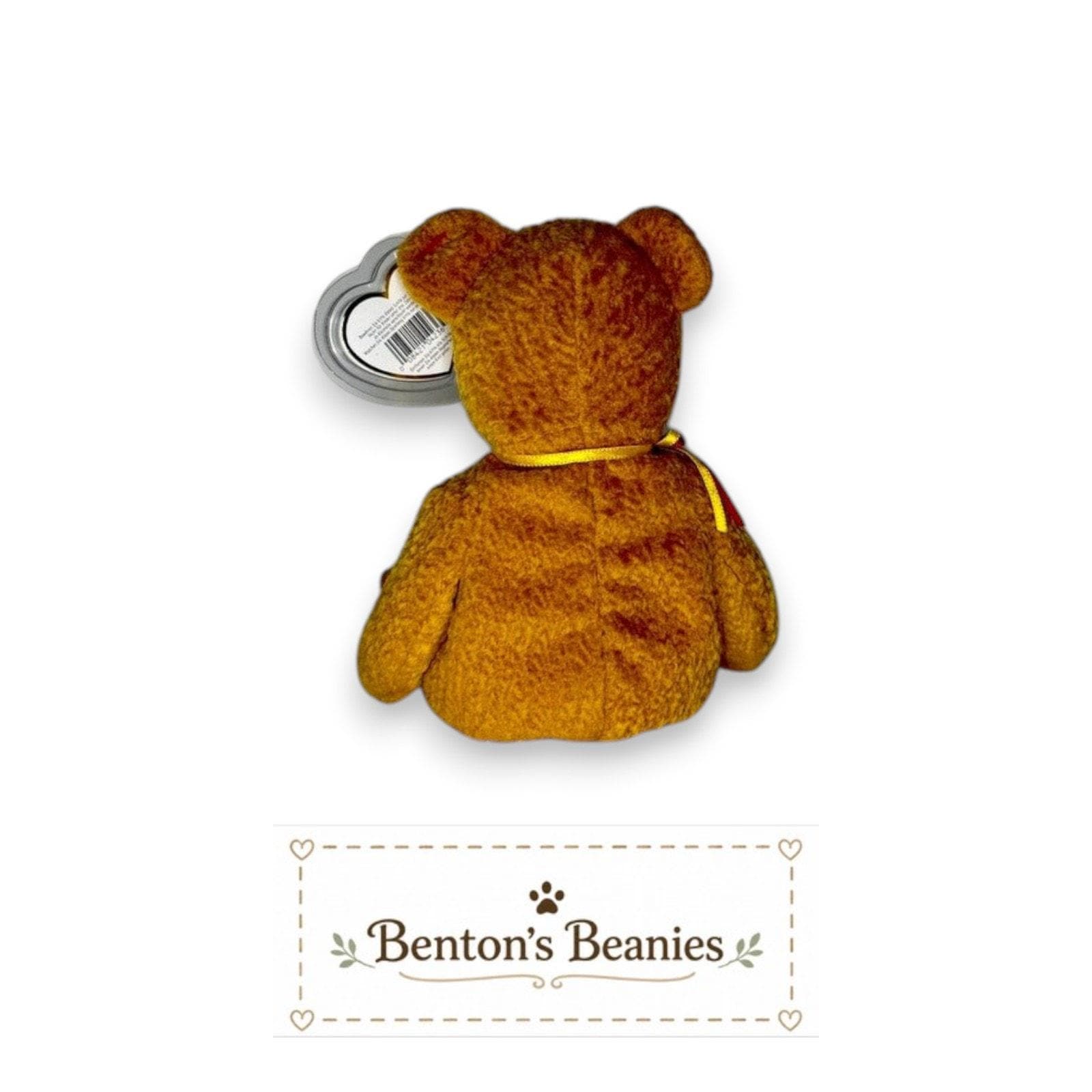 Germania the Bear TY Beanie Baby | Mint Heart & Tush Tag