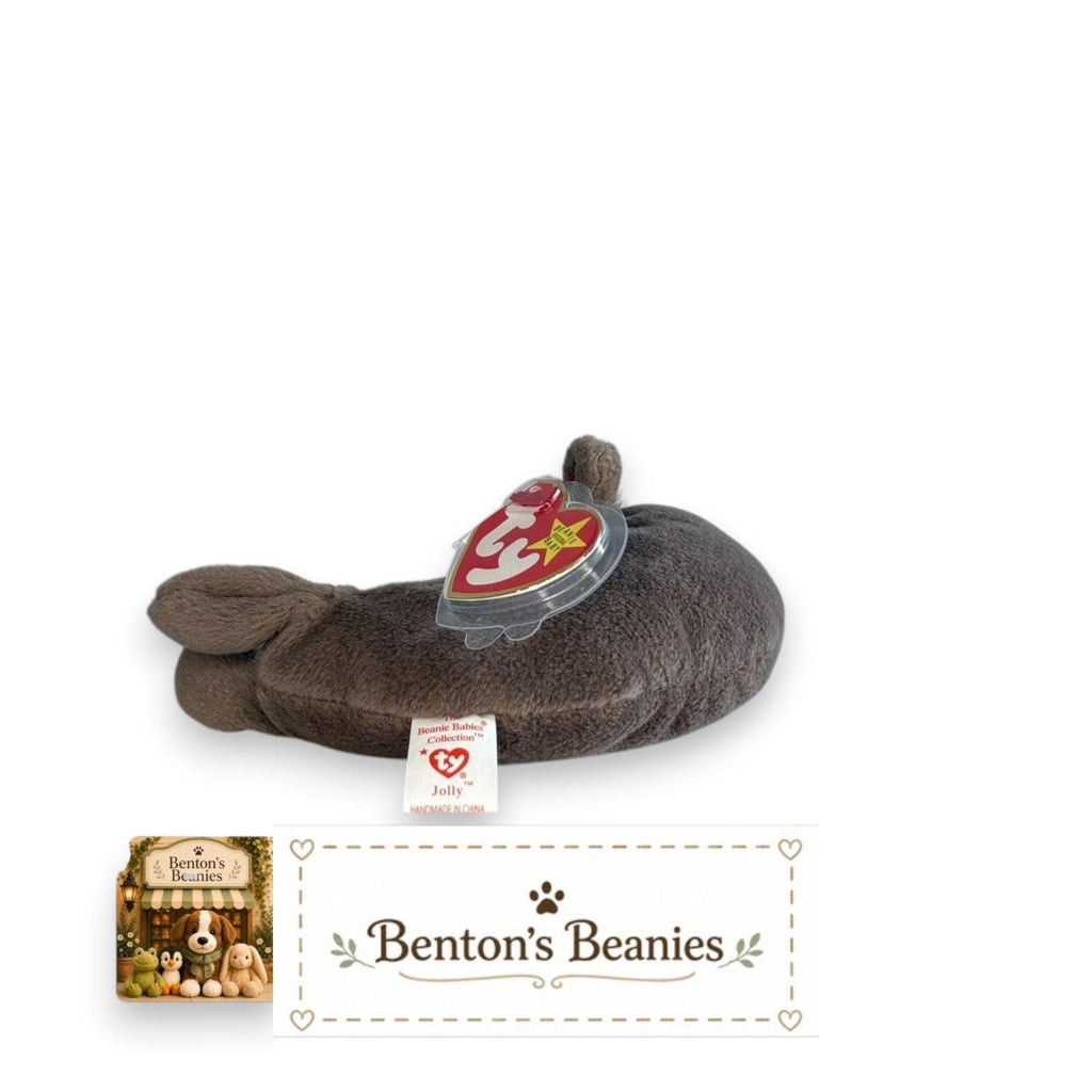 Jolly the Walrus TY Beanie Baby | Mint Heart & Tush Tag