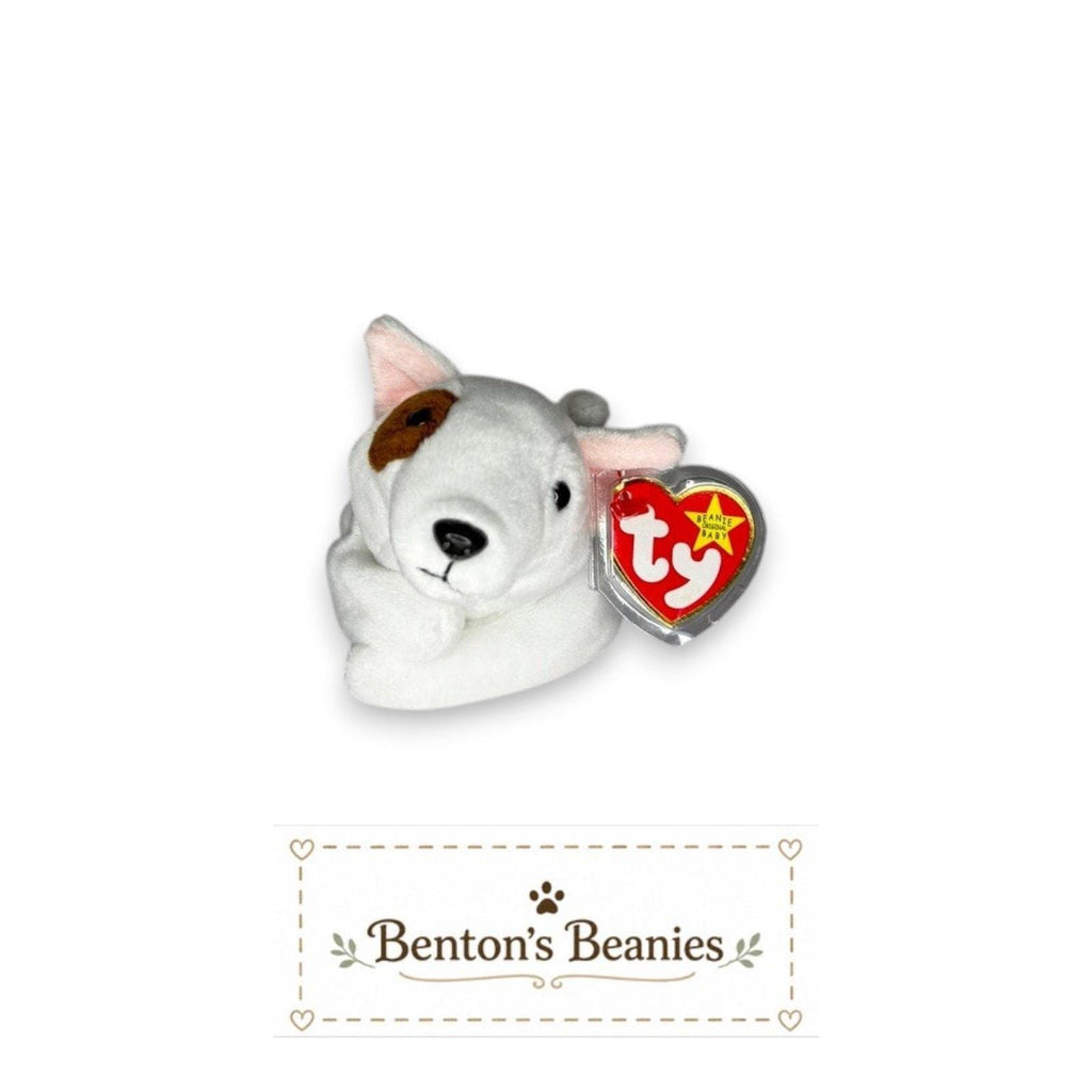 Butch the Dog TY Beanie Baby | Mint Heart & Tush Tag