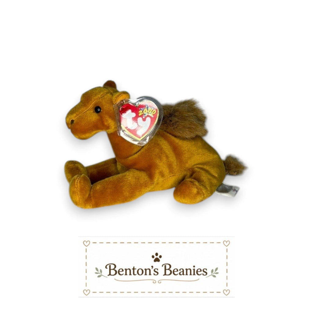 Niles the Camel TY Beanie Baby | Mint Heart & Tush Tag