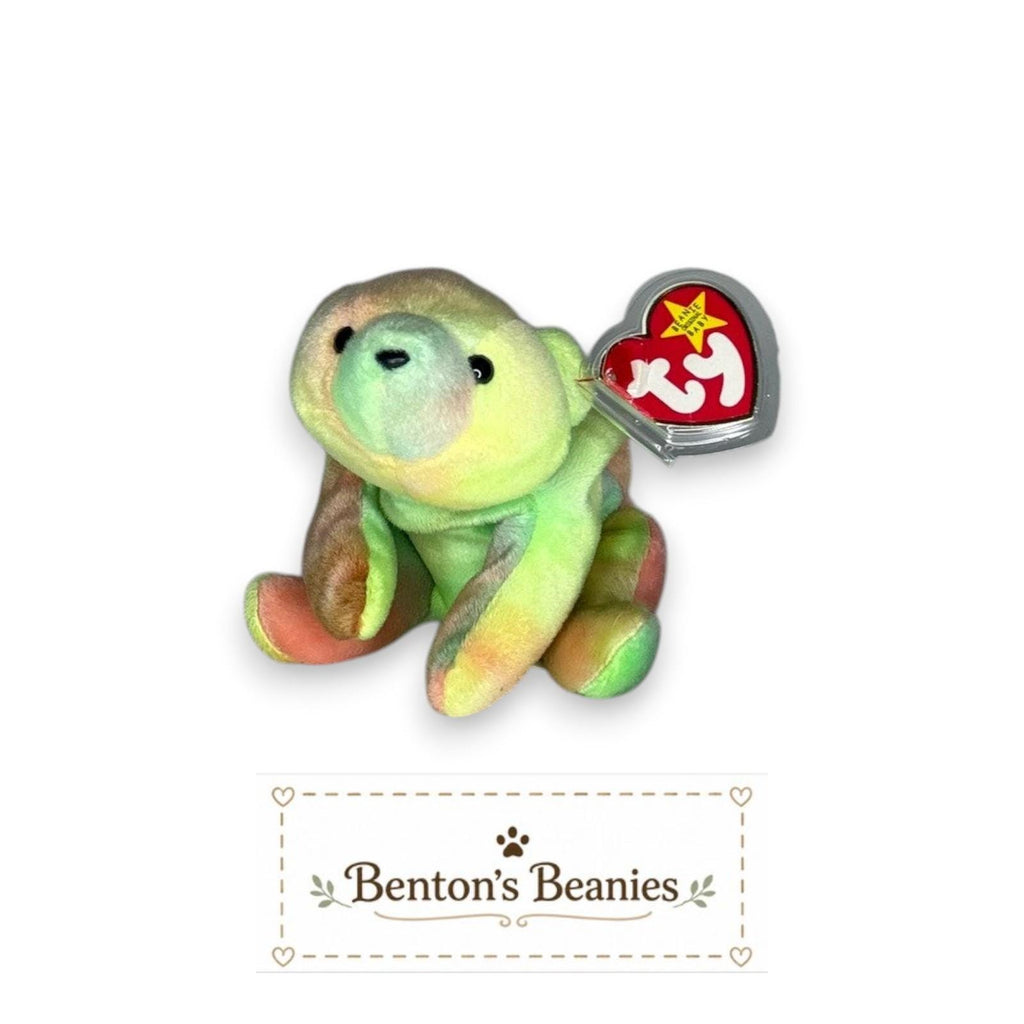 Sammy the Bear TY Beanie Baby | Mint Heart & Tush Tag