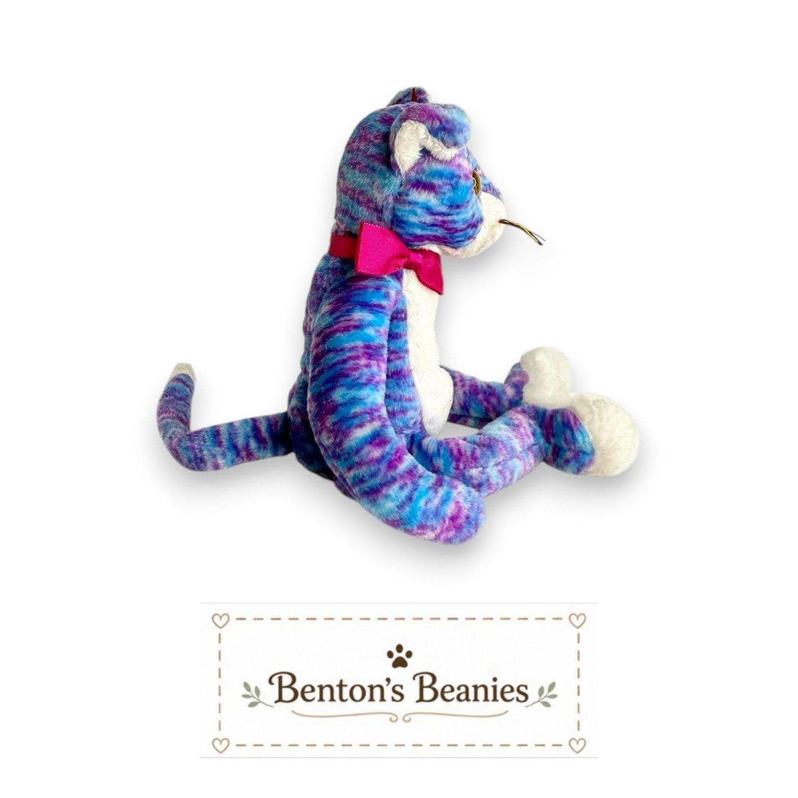 Kooky the Cat TY Beanie Baby | Mint Heart & Tush Tag
