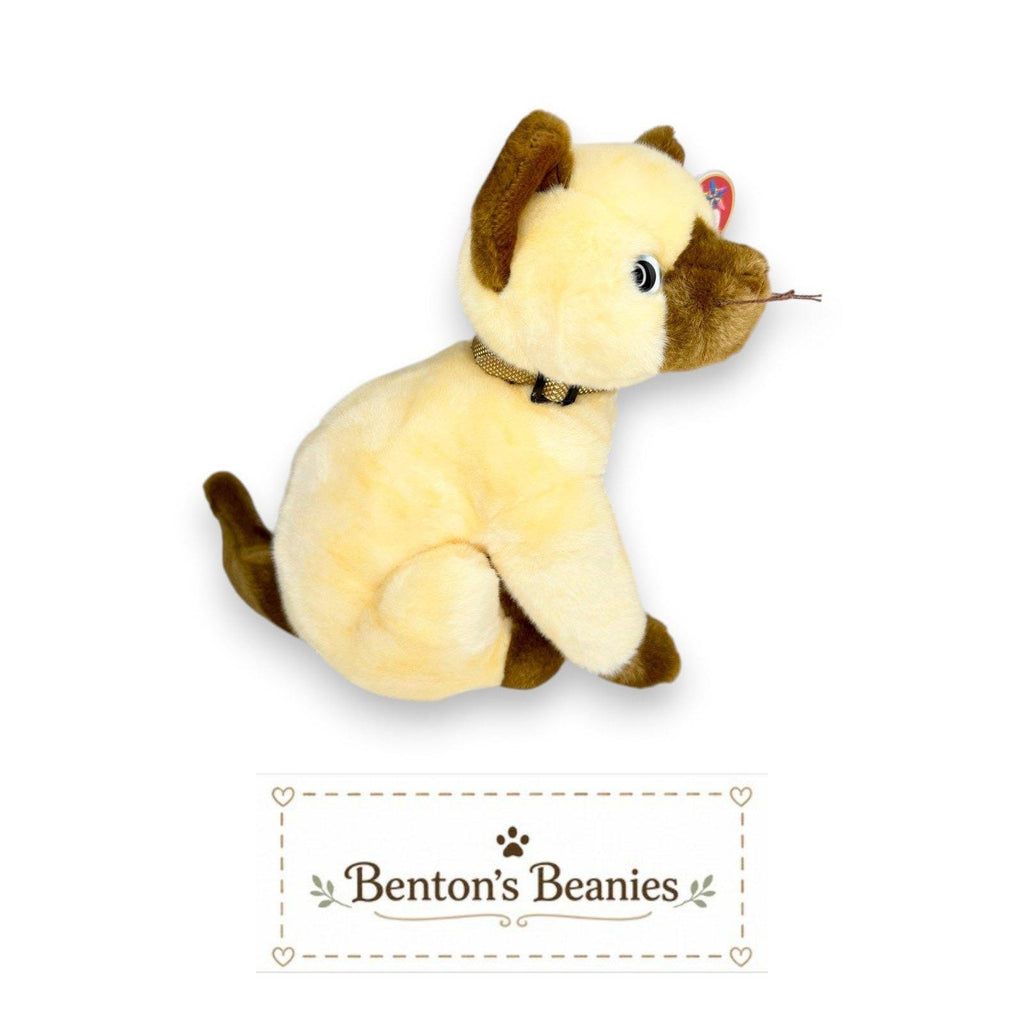 Siam the Cat TY Beanie Buddies | Mint Heart & Tush Tags