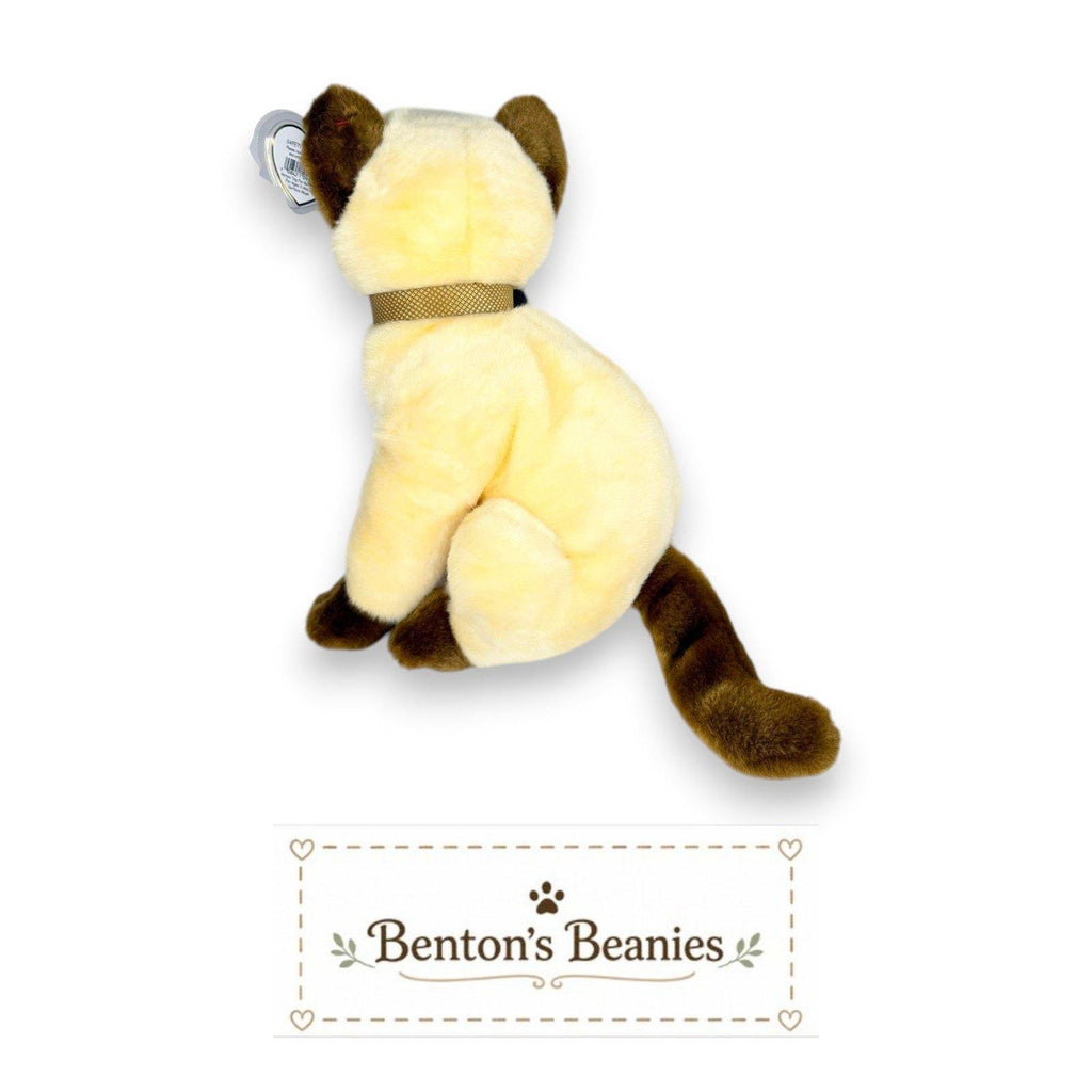 Siam the Cat TY Beanie Buddies | Mint Heart & Tush Tags
