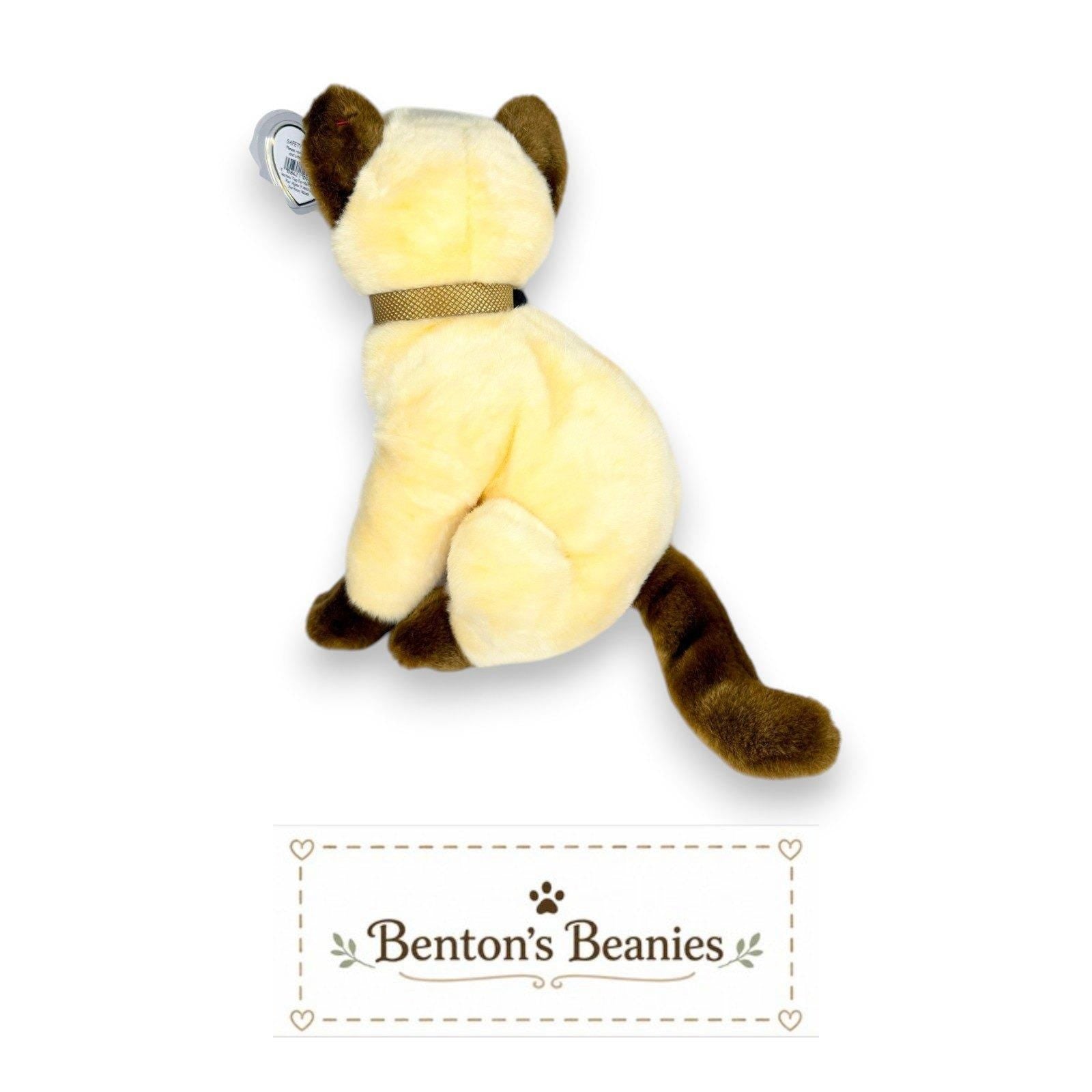 Siam the Cat TY Beanie Buddies | Mint Heart & Tush Tags