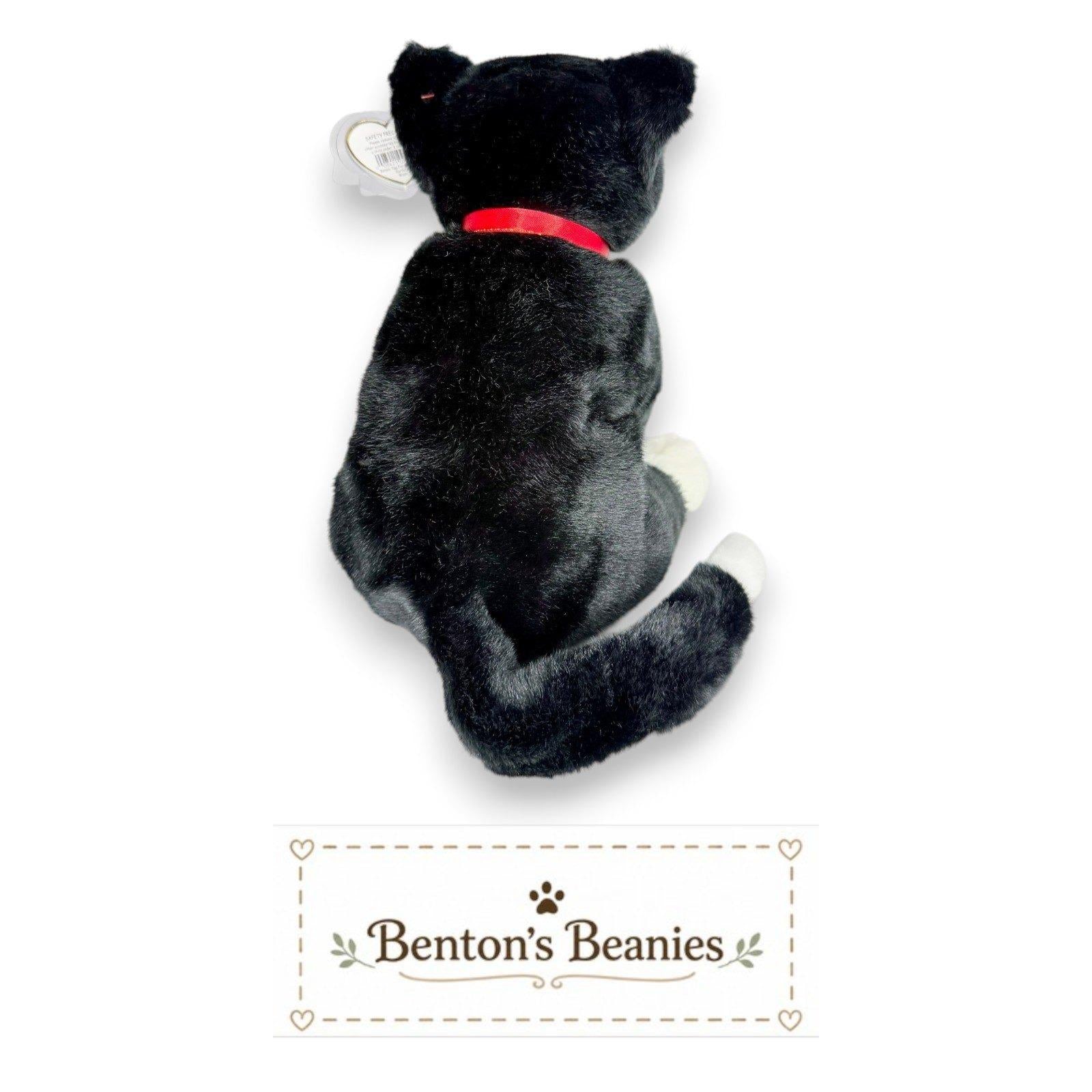 Zip the Cat TY Beanie Buddies | Mint Heart & Tush Tags