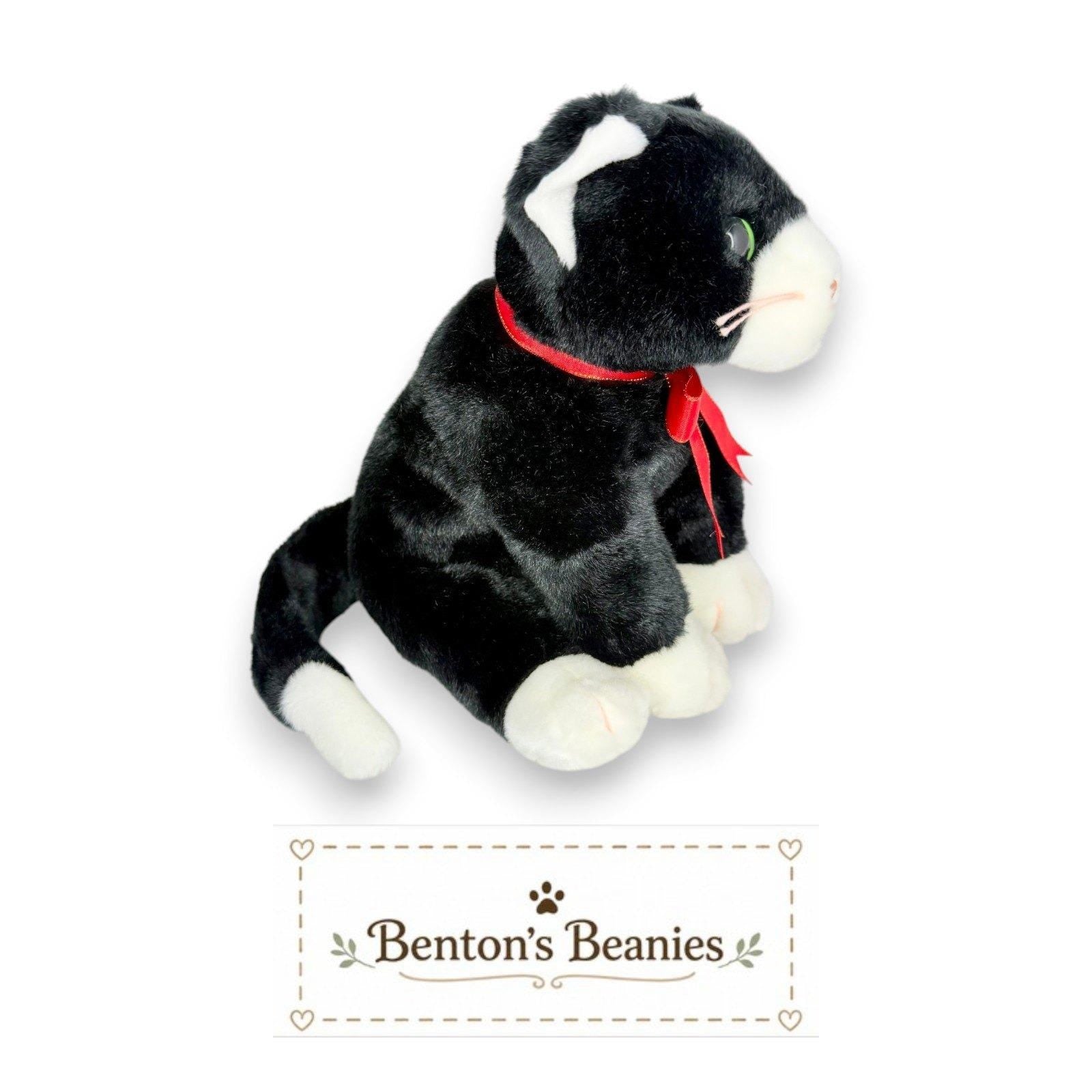 Zip the Cat TY Beanie Buddies | Mint Heart & Tush Tags