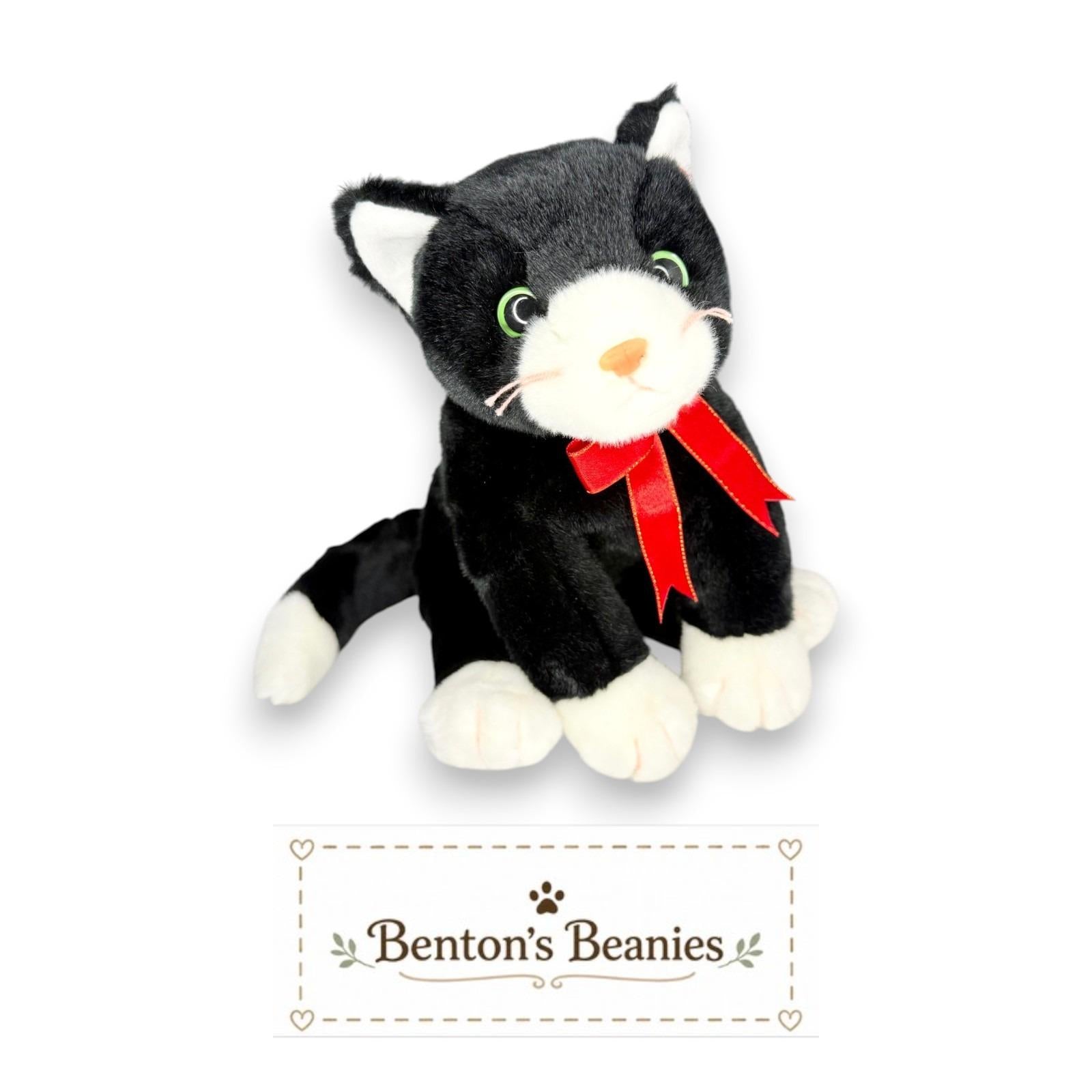 Zip the Cat TY Beanie Buddies | Mint Heart & Tush Tags