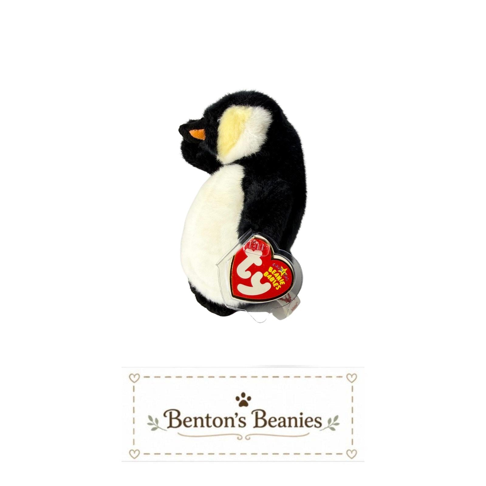 Admiral the Penguin TY Beanie Baby | Mint Heart & Tush Tag