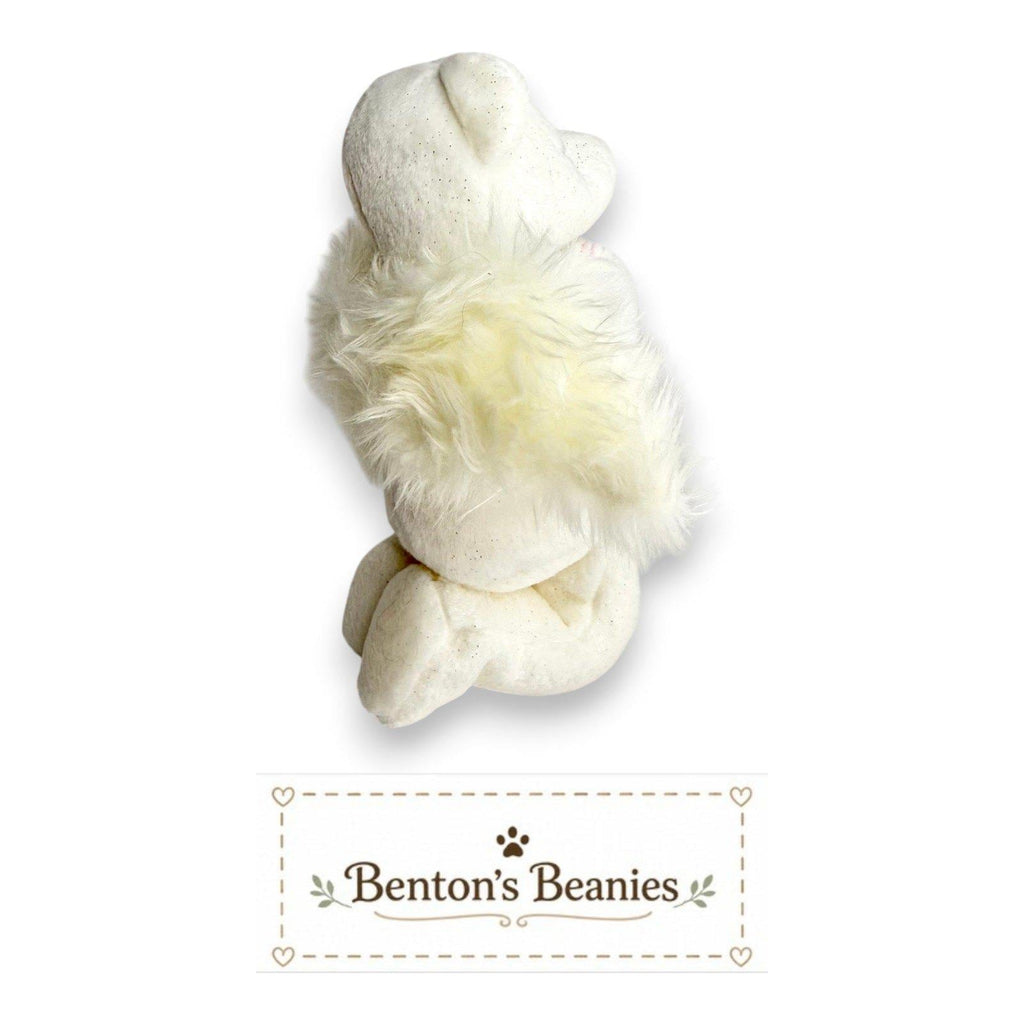 Blessed the Bear Ty Beanie Baby | Praying Guardian | Mint Heart Tag