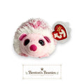 Mrs. Prickly the Hedgehog Ty Beanie Baby | Rosy Garden Pal | Mint Heart Tag